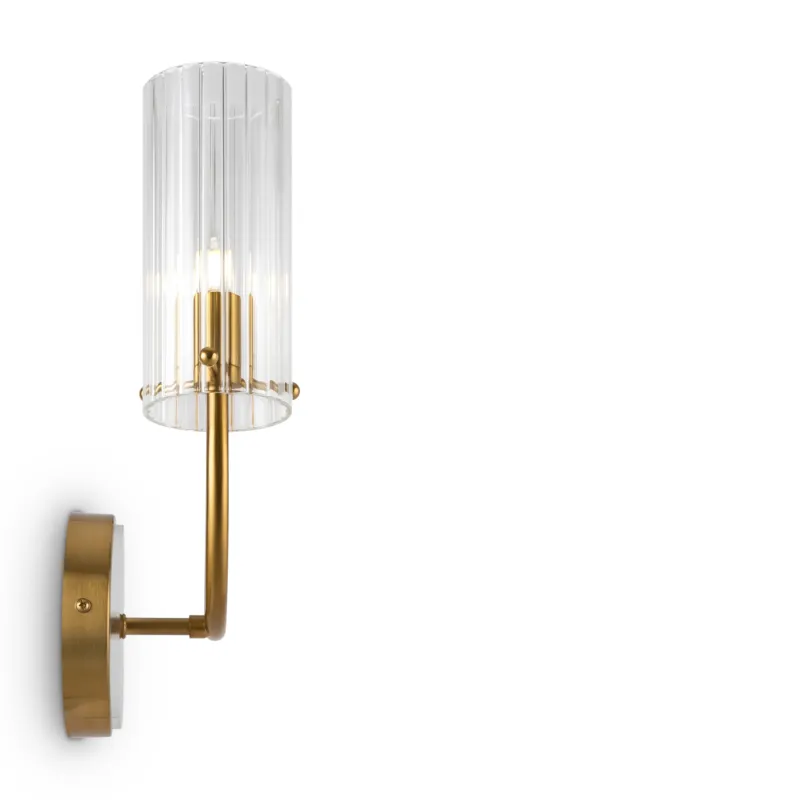Bezpieczna płatność Lampa ścienna kinkiet Arco MOD223WL-02BS1 Maytoni G9x40W Metal/Szkło Mosiądz/Przezroczysty
