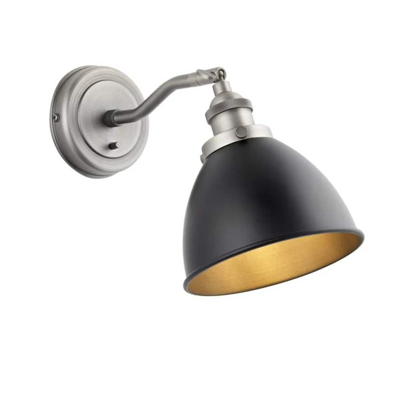 Lampa ścienna Franklin Endon 1x7W E14 Stal Czarny Bestseller