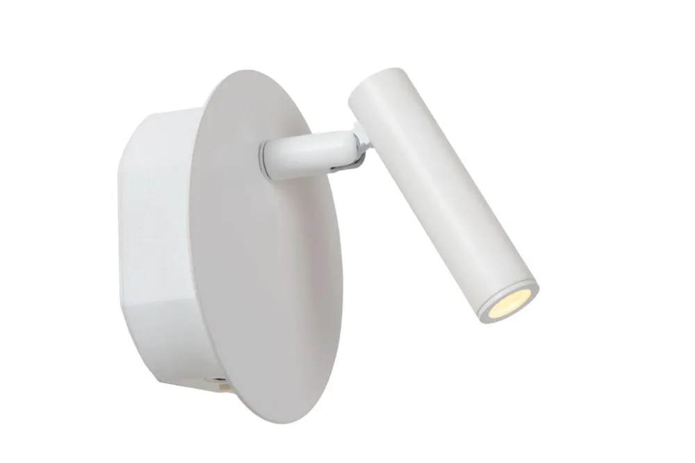 Tylko dziś Lampa ścienna Jolijn 77288/03/31 Lucide 1xLED zintegrowany 2W Biały Metal