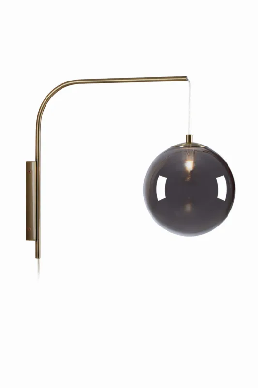 Dodaj do koszyka Lampa ścienna Dione 108419 Markslojd 1xE14 40W Antyczny Mosiężny SMOKE