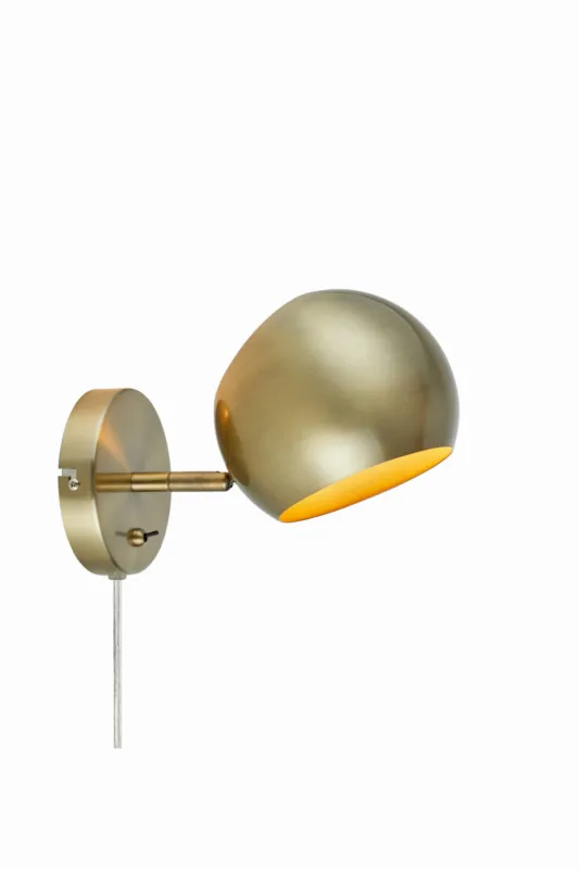 Lampa ścienna Edgar 108754 Markslojd 1xE14 40W Metal Antyczny mosiądz Ostatnia szansa