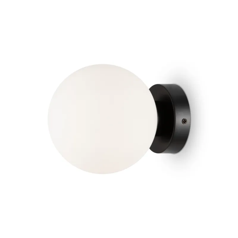 Darmowy zwrot Lampa ścienna kinkiet Basic form MOD321WL-01B Maytoni E14x40W Metal/Szkło Czarny/Biały
