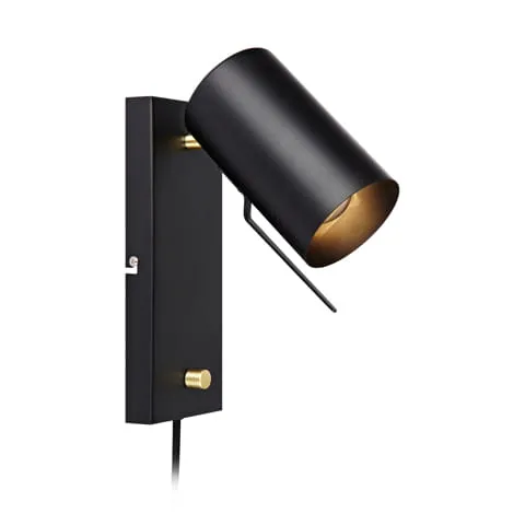 Lampa ścienna Kinkiet Carrie 106587 Markslojd 1xGU10 35W Metal Czarny Bezpieczna płatność