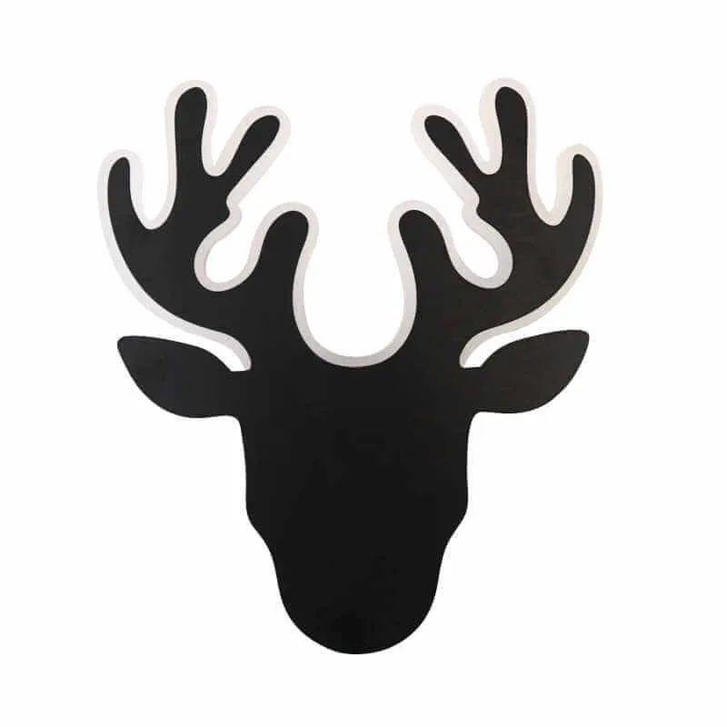 Lampa ścienna kinkiet Deer ABIGALI-DEER-2-B Abigali 6W Metal Czarny Zamów dziś