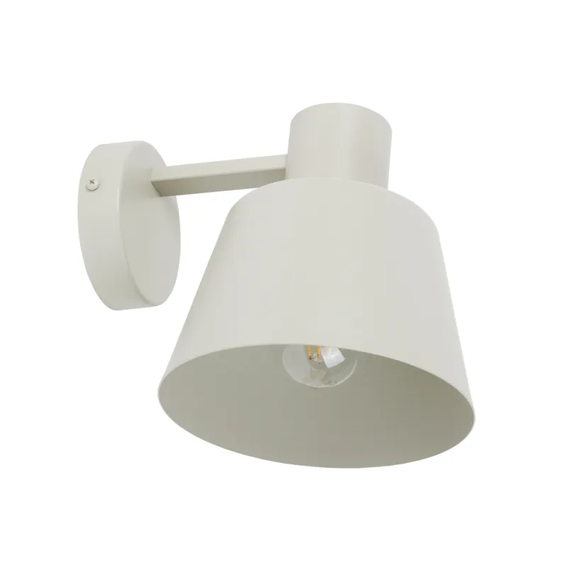 Wyprzedaż Lampa ścienna Kinkiet DUNKA Sigma Lighting 1XE27 MAX 15W LED Stal lakierowana Szary Beż/Szary Beż