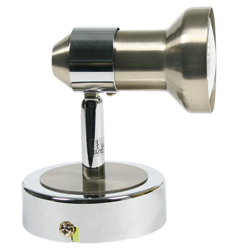 Kinkiet Candellux Arkon satynowy nikiel z chromem 1×GU10 Szybka wysyłka