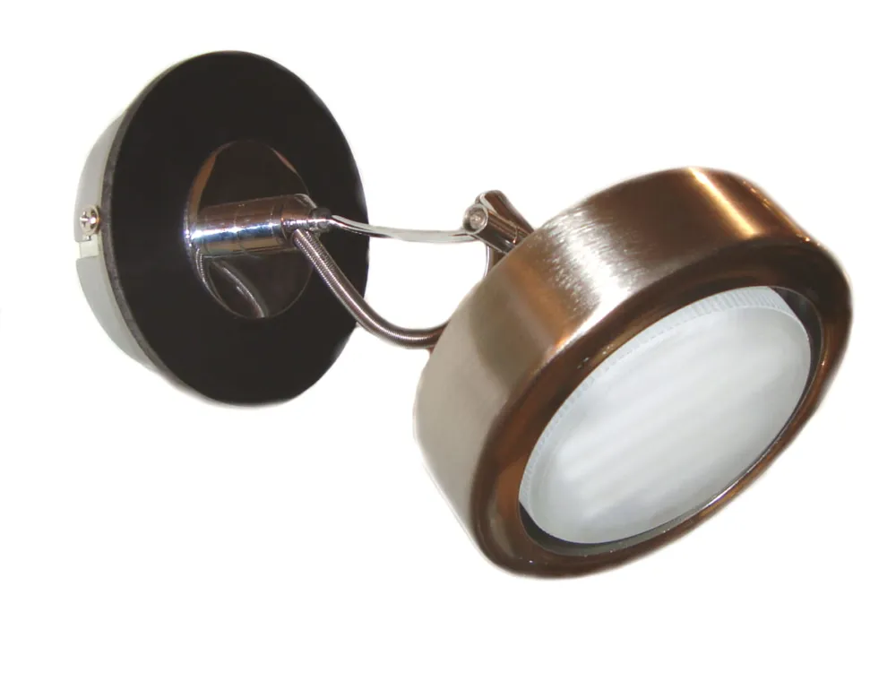 Kinkiet Candellux Earth satynowy z kloszem venge 1×GX53 Kup online