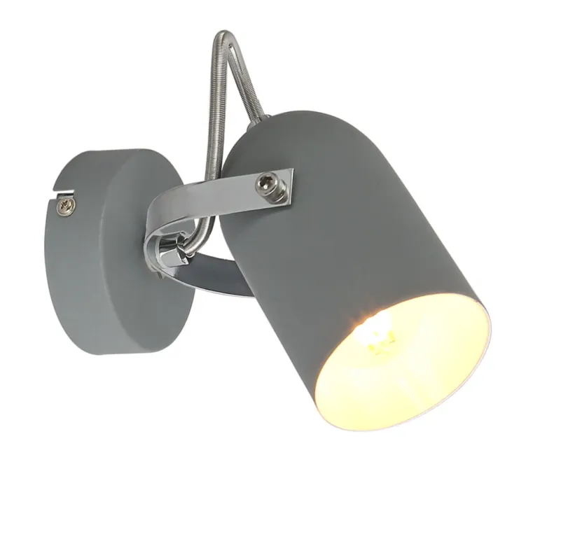 Kinkiet Candellux Gray szary 1×E14 Rabat