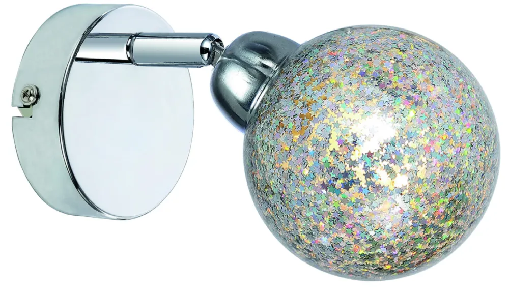 Kinkiet Candellux Kaleidoscope chromowy 1×G9 Wyprzedaż