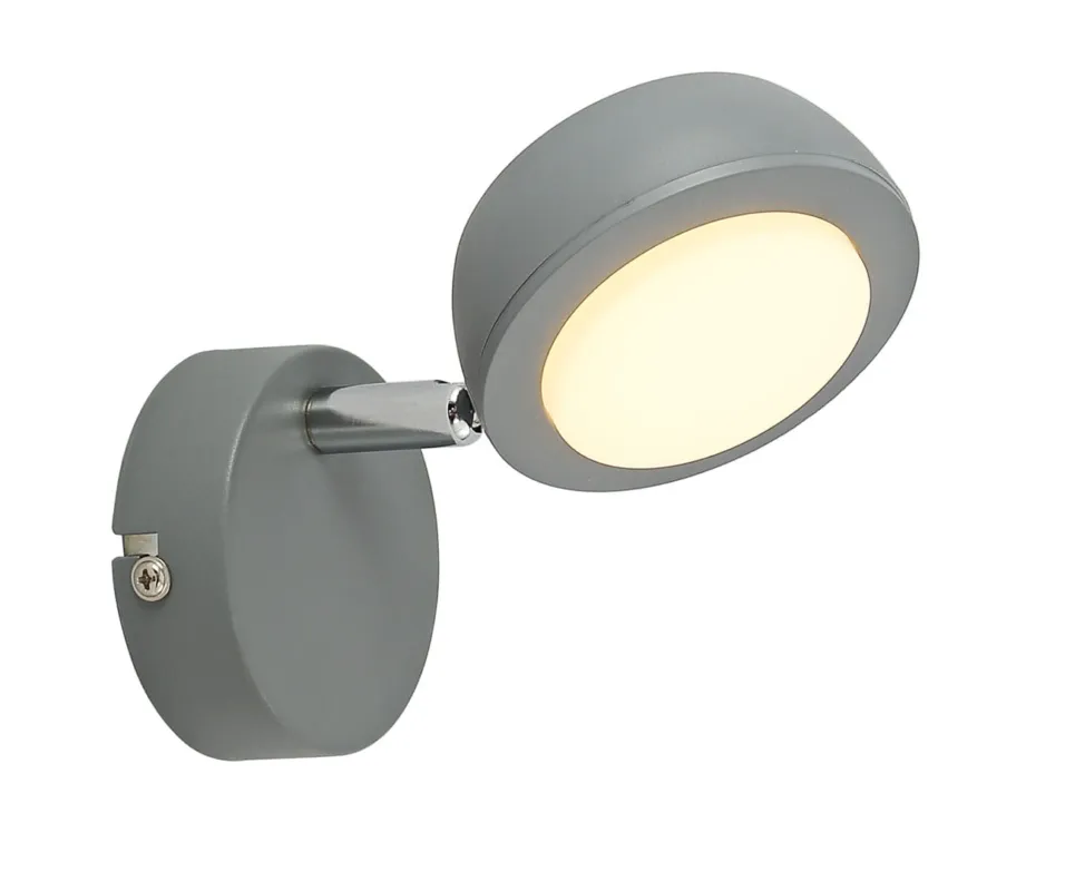 Kinkiet Candellux Mild szary LED 1×zintegrowany Rabat