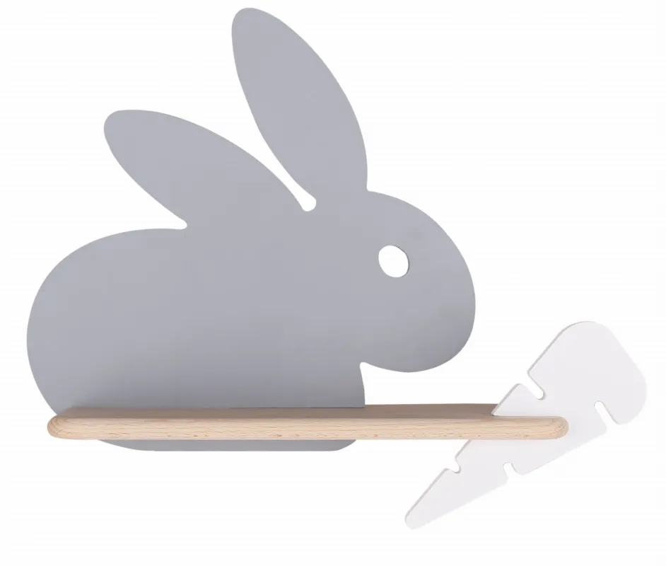 Kinkiet Candellux Rabbit szary LED zintegrowany Tylko do końca tygodnia