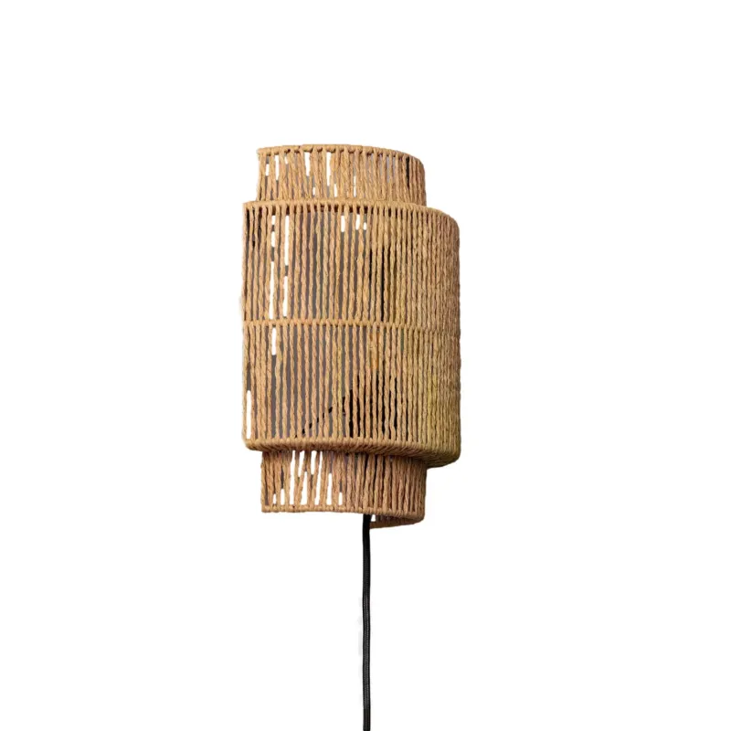 Kinkiet LED z Rattanu Boho Abruzzo Arianna E27 30cm Kup online