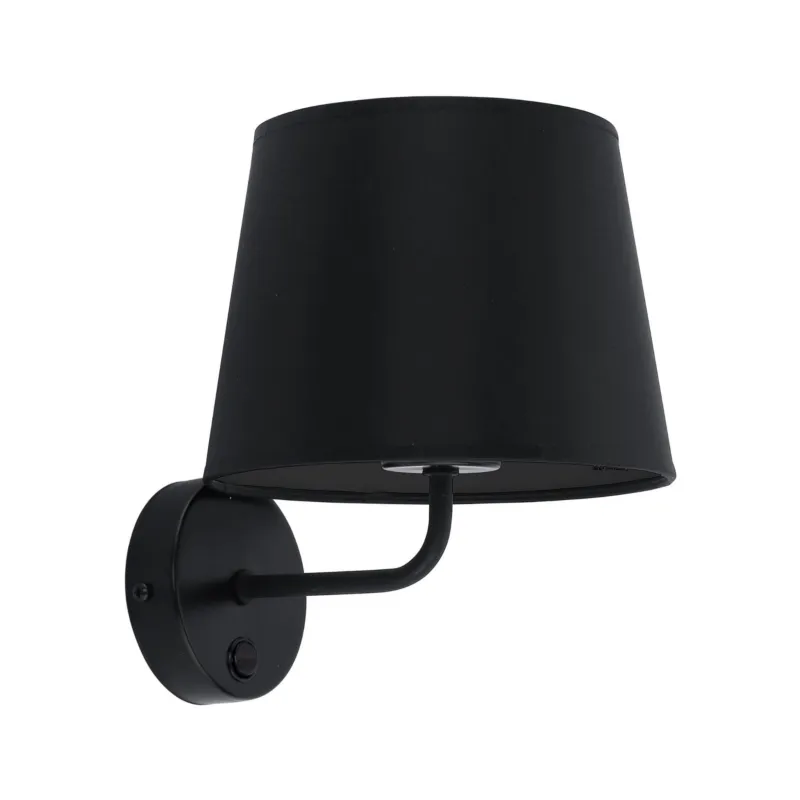Kinkiet Maja Black 1x E27 - TK Lighting Bezpieczne zakupy