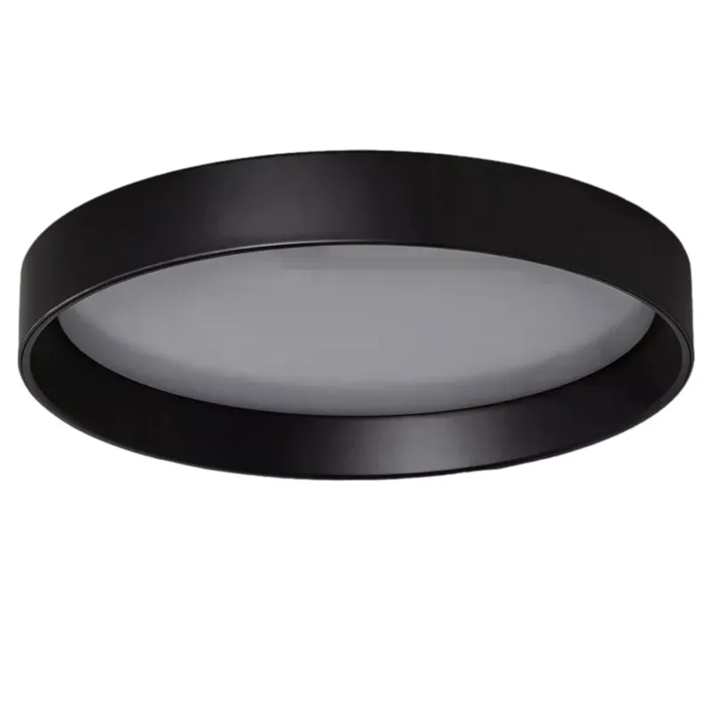 Łatwy zwrot Plafon LED 31W Okrągły Czarny 3 Barwy Świecenia CCT Czarny 56cm Abruzzo Nero