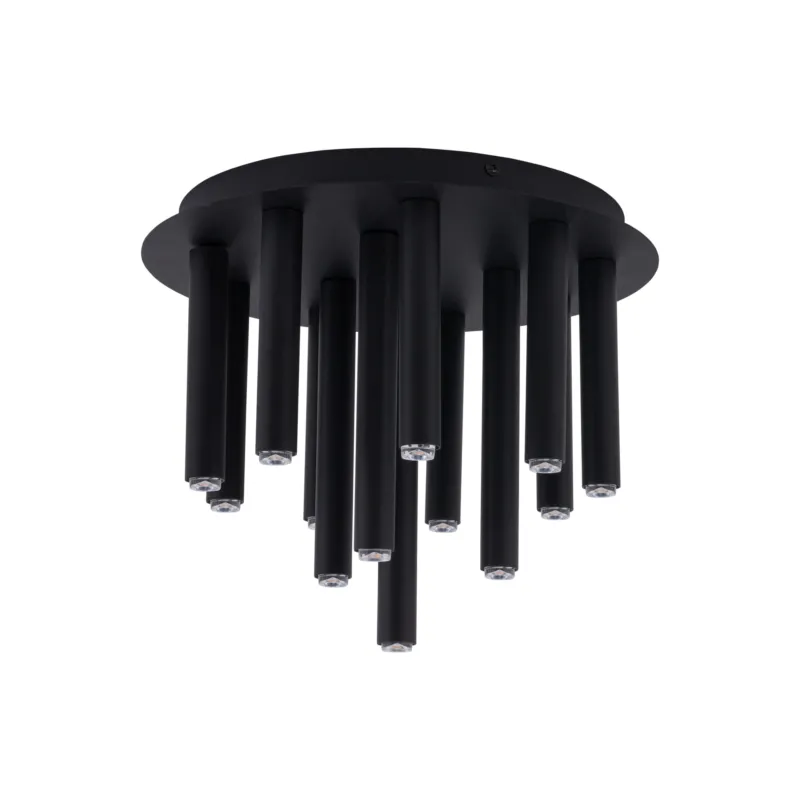 Popularny Plafon Stalactite czarny 13 pkt G9 - Nowodvorski