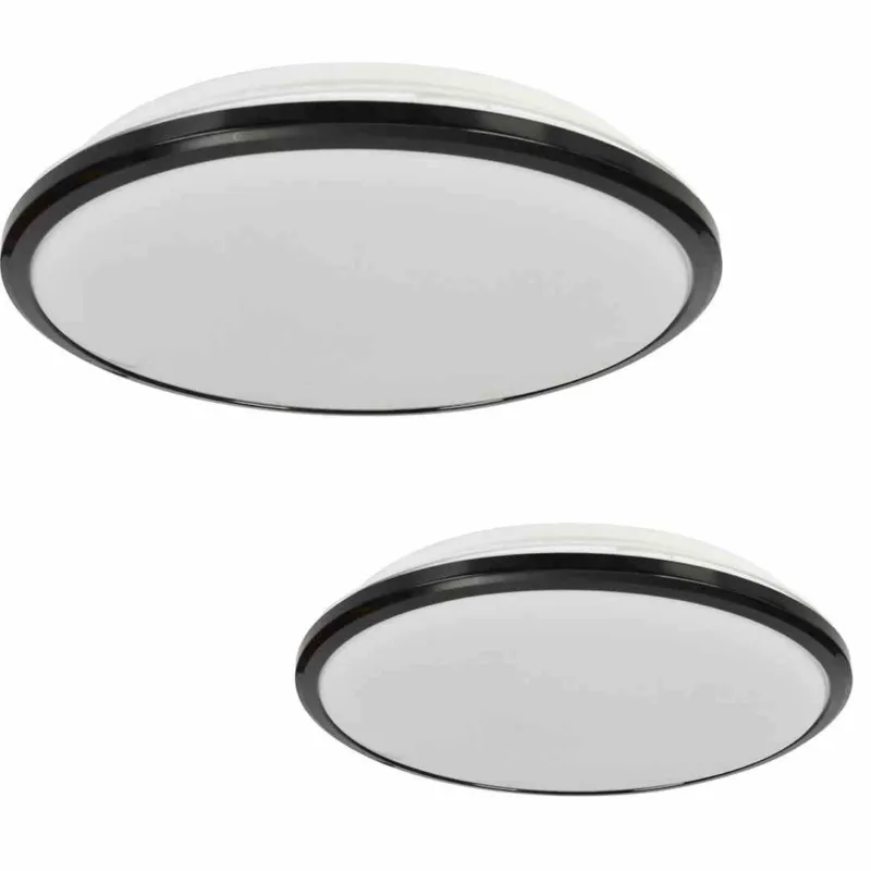 Plafon Terma Black 28W Led Ip44 Ø360 Mm Milagro Oferta limitowana