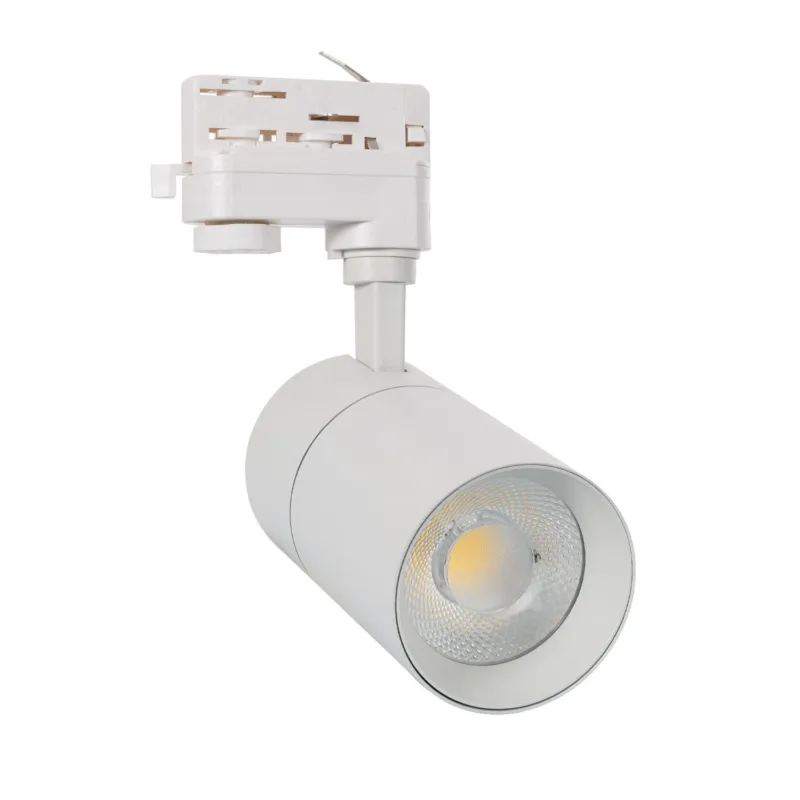 Reflektor LED Ściemnialny Biały 30W 3000K do Szyn Trójfazowych 3-Fazy Radikal Trak 3000 lm Do wyczerpania zapasów