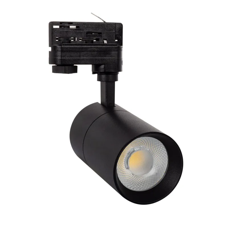 Reflektor LED Ściemnialny Czarny 20W 3000K do Szyn Trójfazowych 3-Fazy Radikal Trak 2000 lm Niska cena
