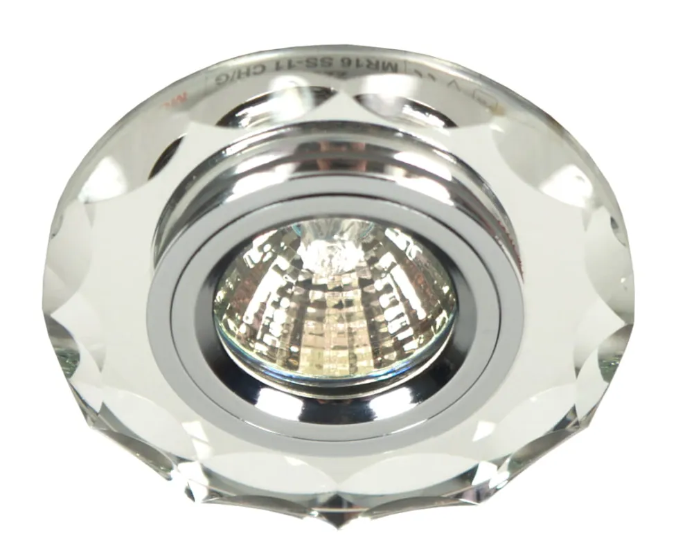 Spot Candellux SS-12 chromowy z bezbarwnym szkłem MR16 Nowość