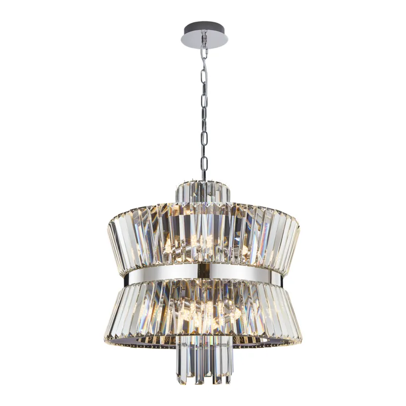 Żyrandol AURELIA CHROME 12xE14 Zamów dziś