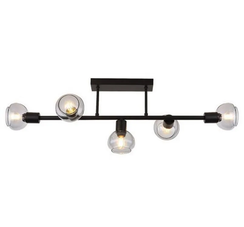 Bestseller Lampa sufitowa SULLIVAN 5xE14 - czarny/dymiony