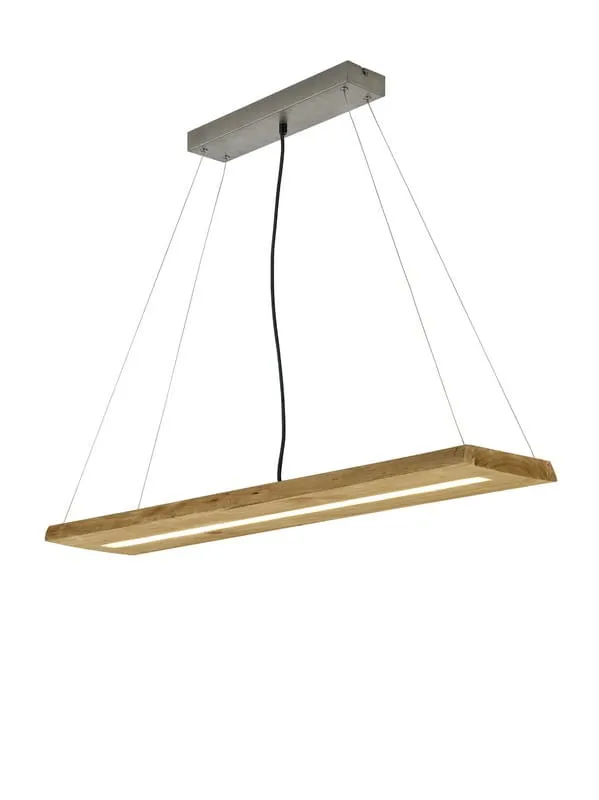 Lampa wisząca Brad drewno jasne i ciemne LED zintegrowany 323710130 - Trio Super okazja