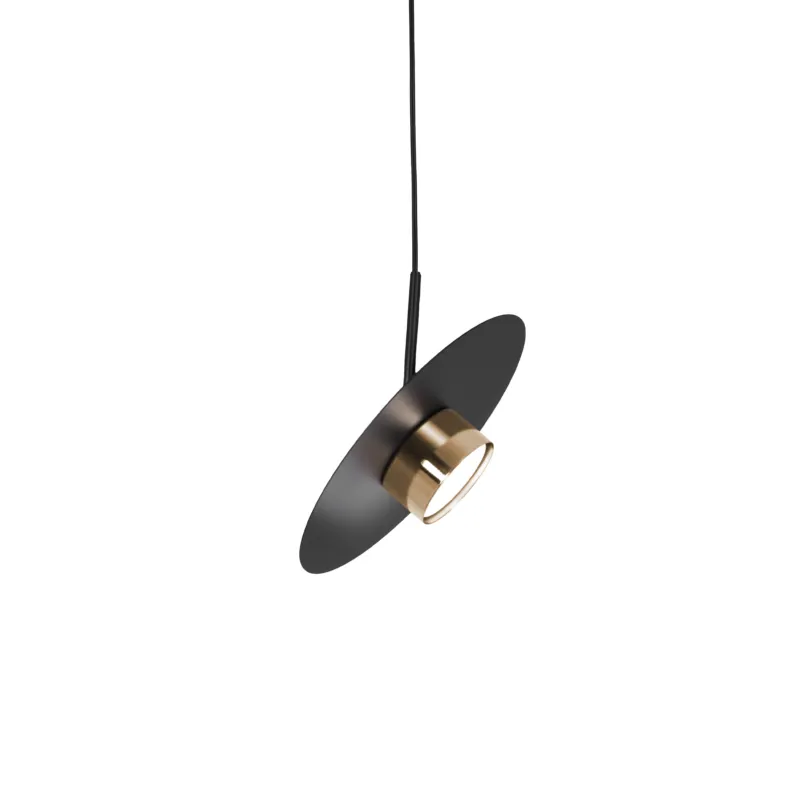Lampa wisząca BURGAS K-5456 Czarny, złoty 1 źr., GX53, 10W LED - Kaja Wysoka jakość
