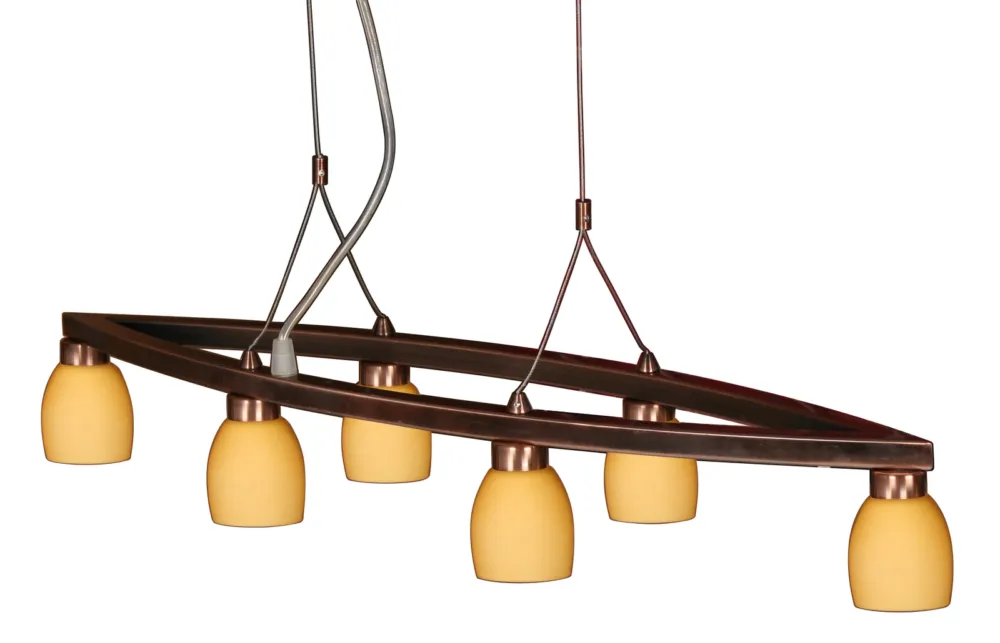 Lampa wisząca Candellux Dakota biała szklane klosze G9 Tylko dziś