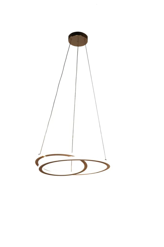 Lampa wisząca Candellux Eden złota LED ze zmienną barwą Wyprzedaż