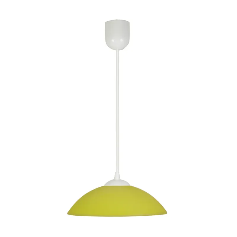 Ostatnia szansa Lampa wisząca Candellux Fino żółta z żółtym kloszem 1×E27