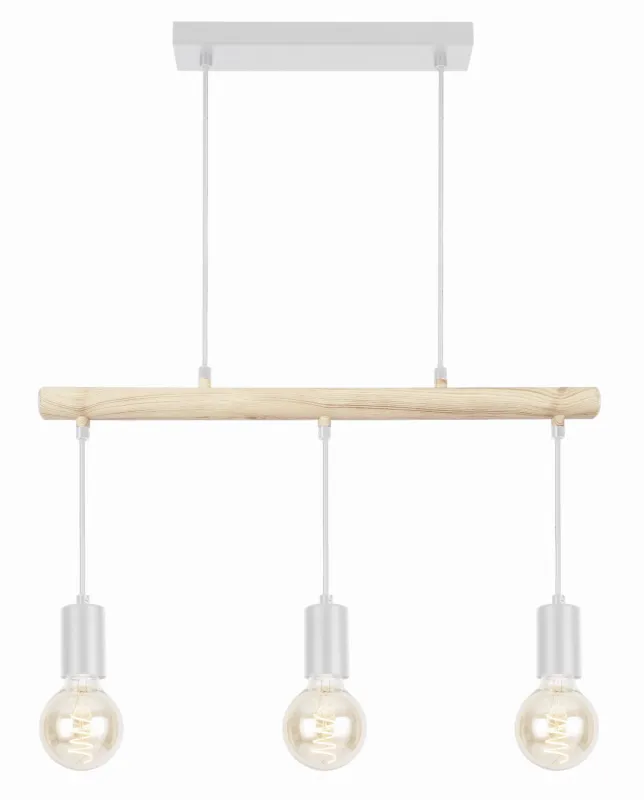 Lampa wisząca Candellux Izzy biała 3×E27 Zniżka
