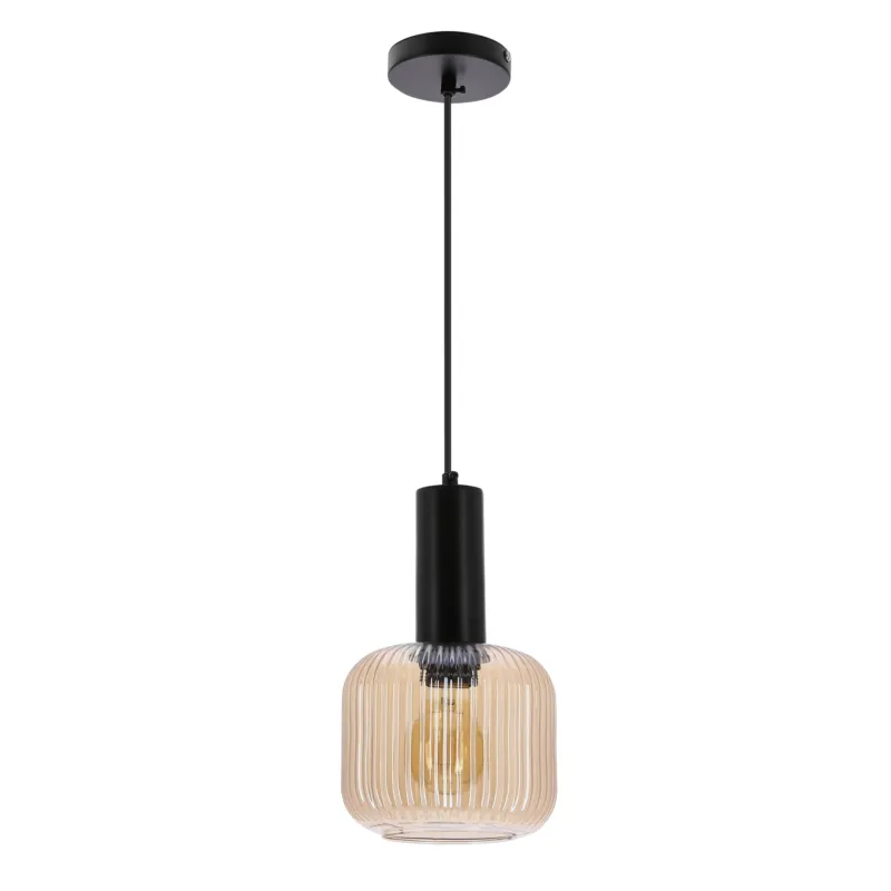 Lampa wisząca Candellux Linox czarna 1×E27 Cena promocyjna
