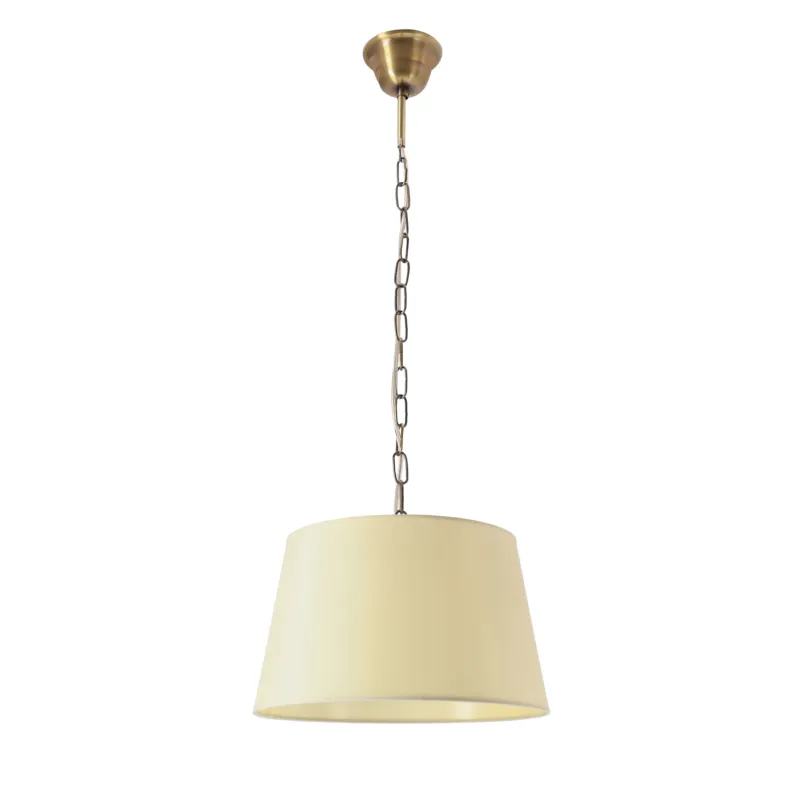Nie przegap Lampa wisząca Candellux Pyros kremowa 1×E27