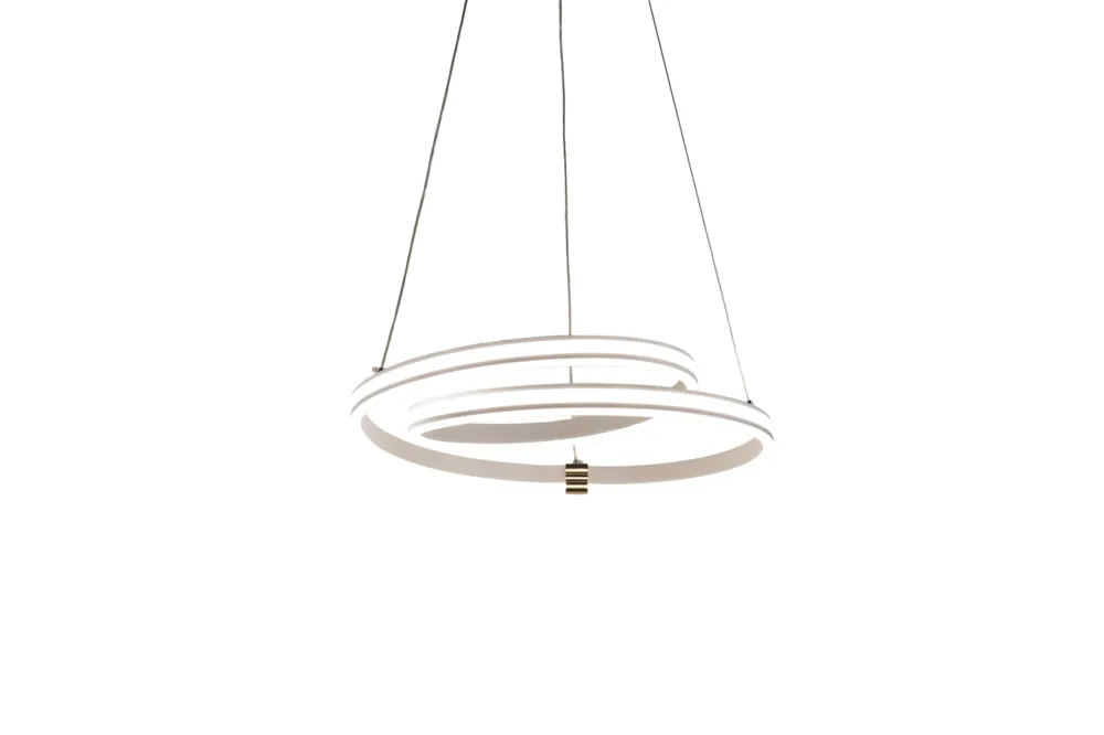 Super okazja Lampa wisząca Candellux Santa złota LED ze zmienną barwą światła
