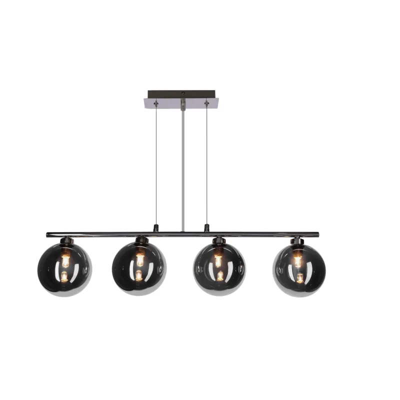 Promocja Lampa wisząca Candellux Somul chrom szklane klosze 4×G9