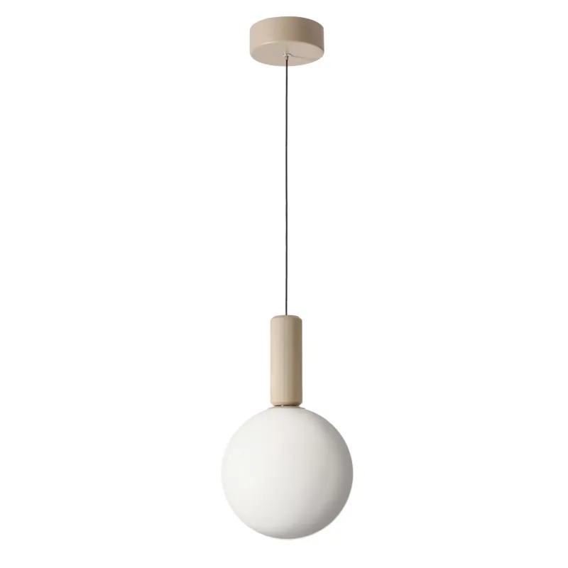 Oferta limitowana Lampa wisząca Candellux Testa biała z białym kloszem 1×G9