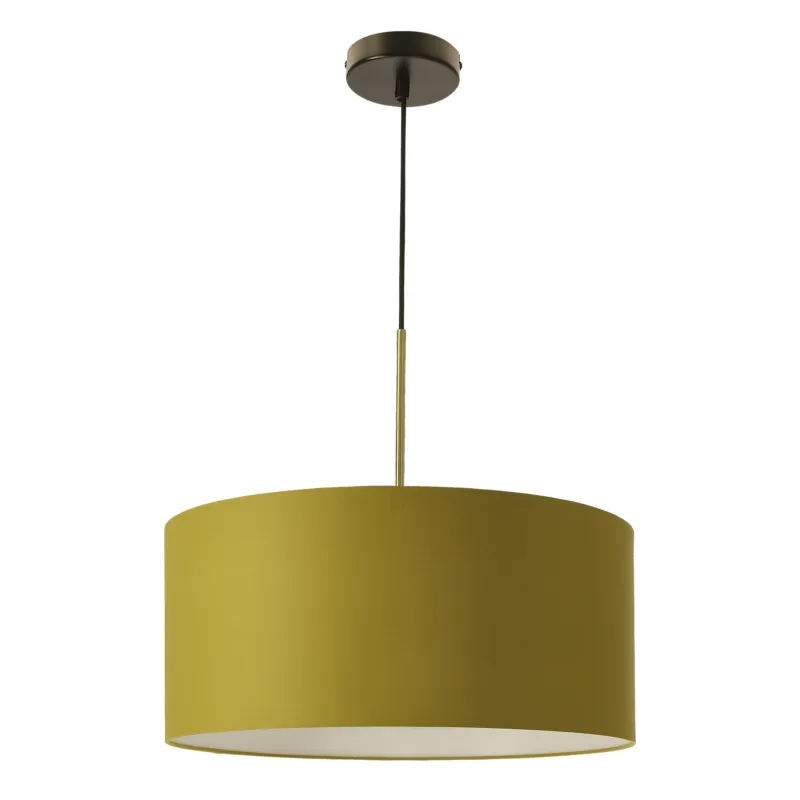 Lampa wisząca Candellux Vanti zielona z zielonym abażurem 1×E27 Okazja
