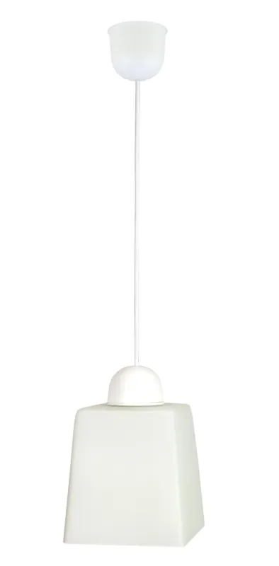 Lampa wisząca Candellux Wibra biała klosz szklany E27 Hit cenowy