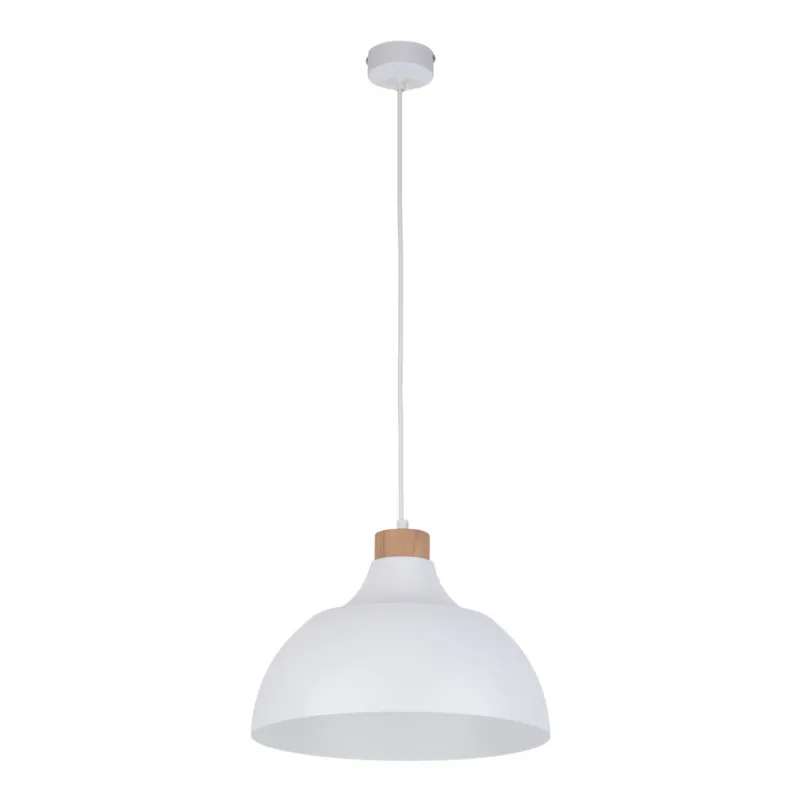 Promocja Lampa wisząca Cap White 1x E27 - TK Lighting