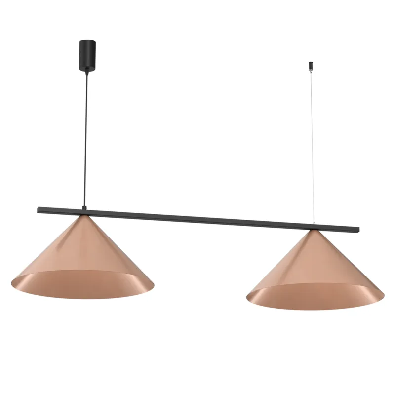 Bestseller Lampa wisząca CAPITAL CZARNY-MIEDZIANY 2XGX53