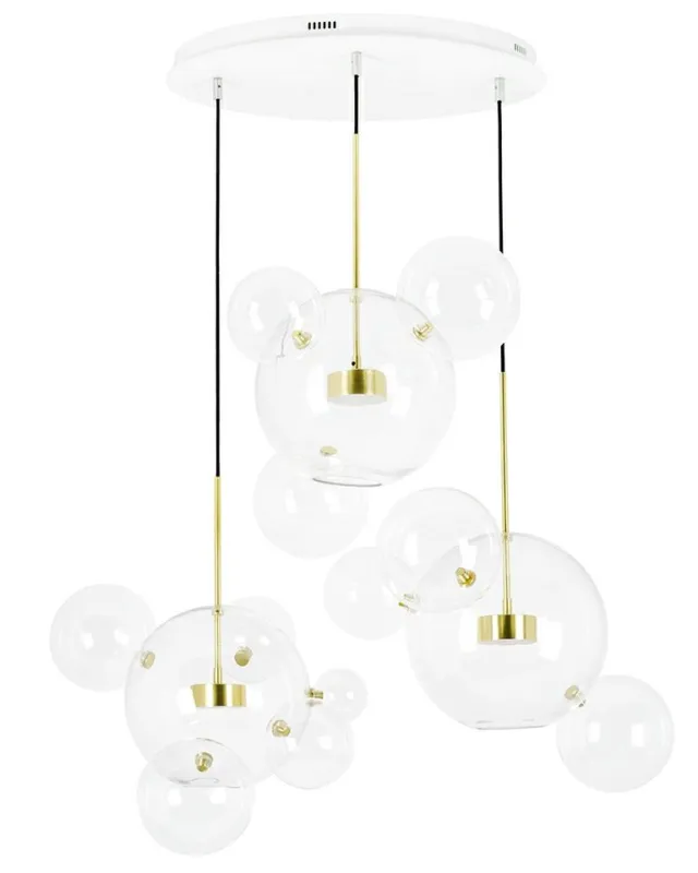 Lampa wisząca CAPRI DISC 3 złota – Moosee Wybór klientów