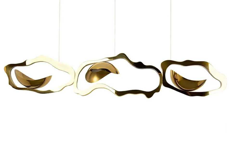 Lampa wisząca CHAIN 210 złota – Moosee Tani