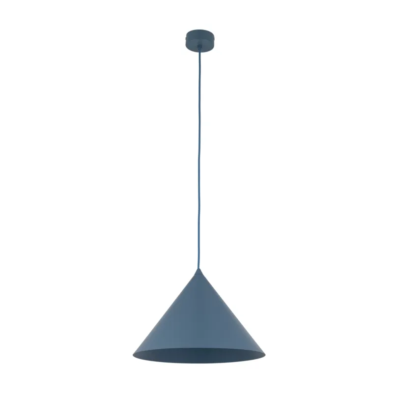 Wyprzedaż Lampa wisząca Cono L Navy Niebieski 1x E27 - TK Lighting