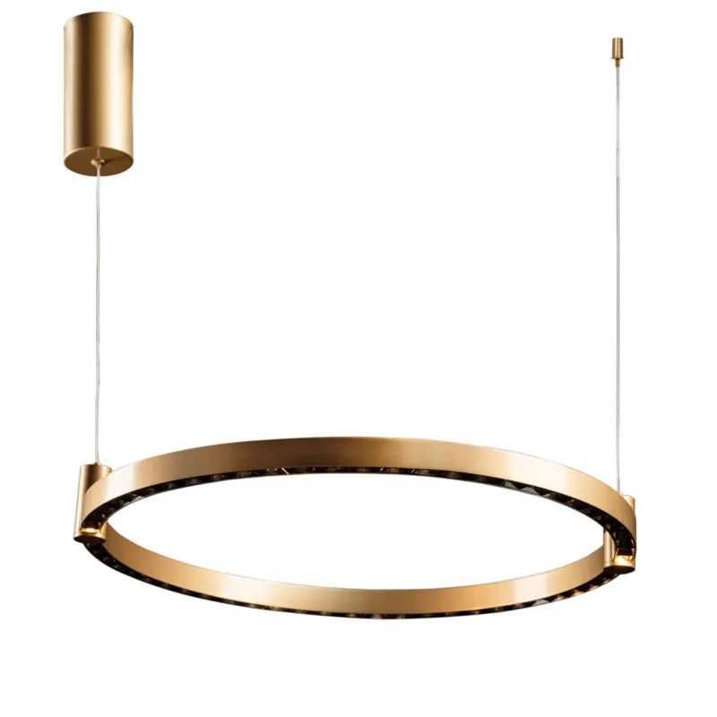 Wysoka jakość Lampa wisząca Diamante No.2 CO1 60 cm 32W złoty Altavola Design