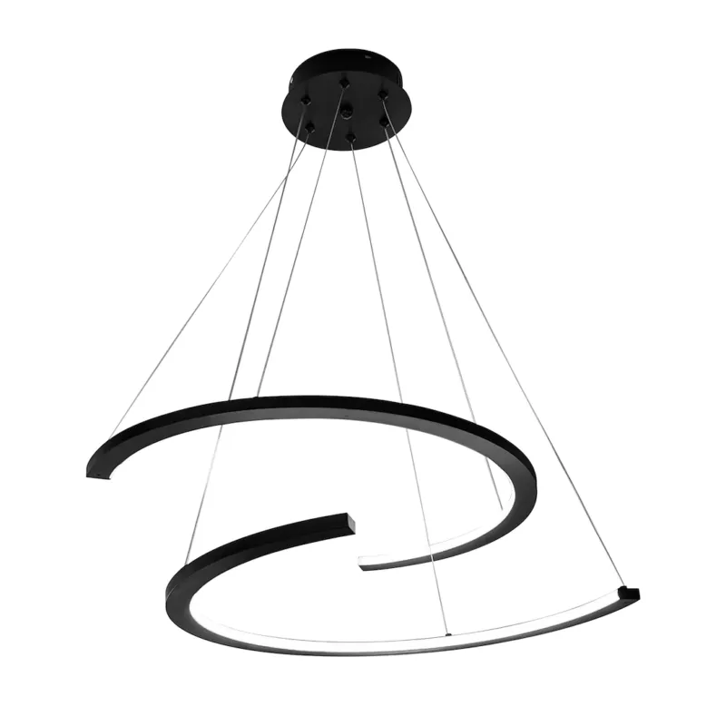 Lampa wisząca Doublemoon ML1178 czarny E27 - Milagro Nowy