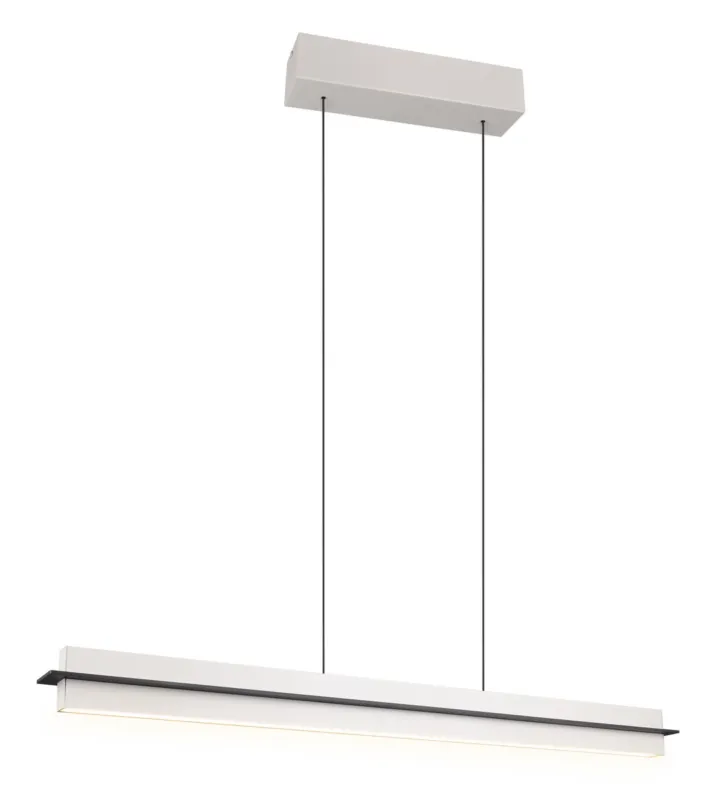 Lampa wisząca Emerson szary i odcienie szarości LED zintegrowany 346710176 - Trio Zniżka