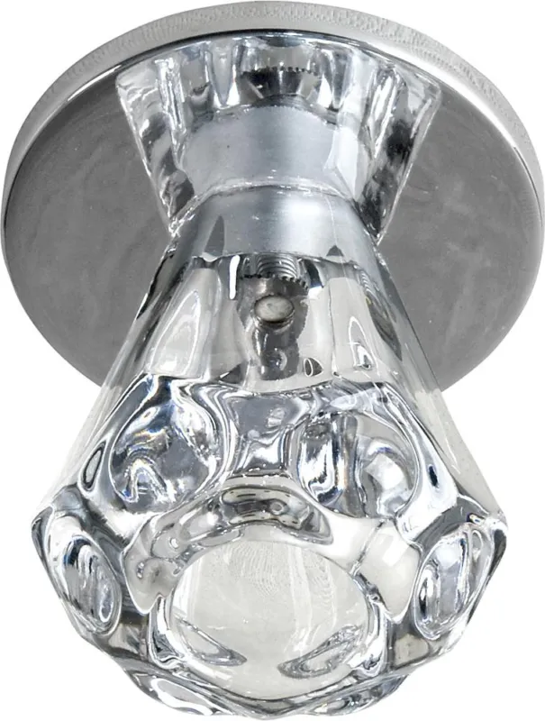Spot Candellux SK-32 chromowy z kryształowym kloszem G4 Darmowy zwrot