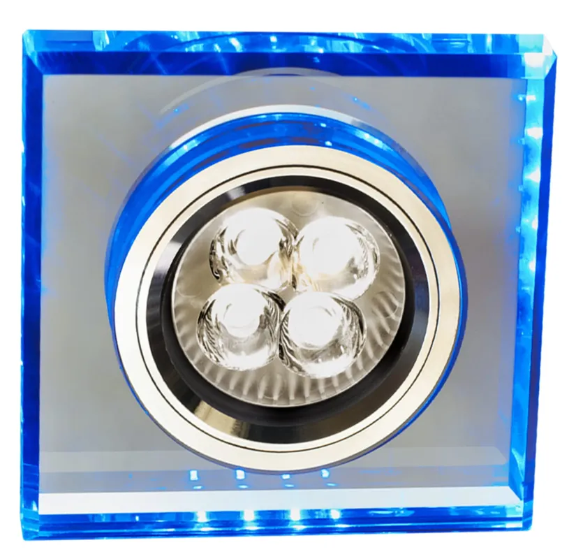 Spot Candellux SS-22 chrom z transparentnym szkłem GU10 + LED Łatwy zwrot