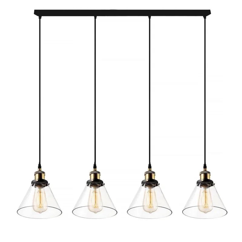 Super okazja Żyrandol New York Loft mosiądz 113 cm - Altavola