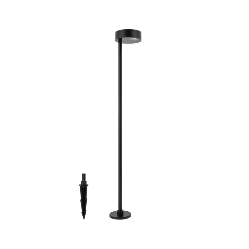 Najlepsza cena Lampa ogrodowa stojąca RUBY LED 7W 3000K IP54 czarna 11542 Nowodvorski